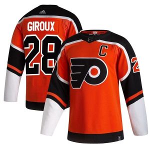 Philadelphia Flyers Trikot Claude Giroux 28 2022 Reverse Retro Oranger Authentic